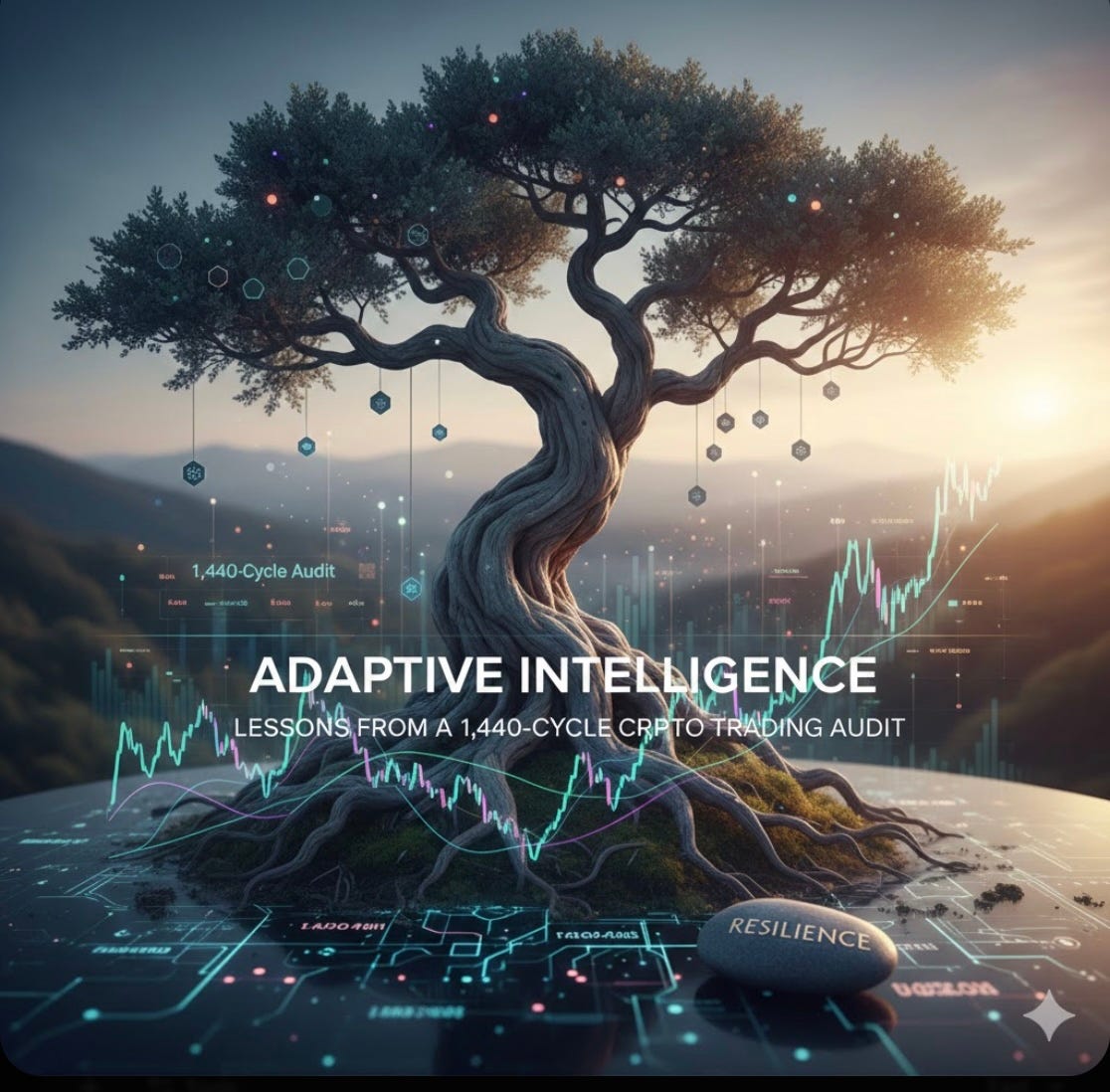 The Resilience of Adaptive Intelligence: Lessons from a 1,440-Cycle Crypto  Trading Audit | by Frank Morales Aguilera | Jan, 2026 | InsiderFinance Wire