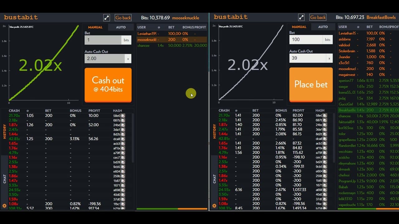 그래프게임 부스타빗 제작해드립니다 — bustabit 판매자 | by john hansen | Medium