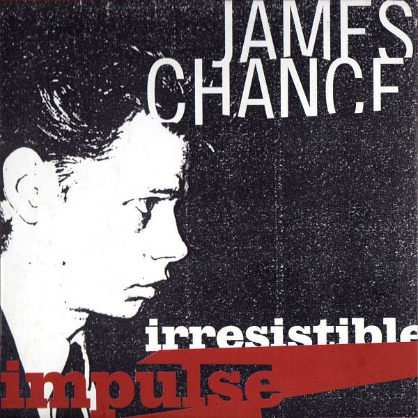 Liner Notes from James Chance's Irresistible Impulse + Sax