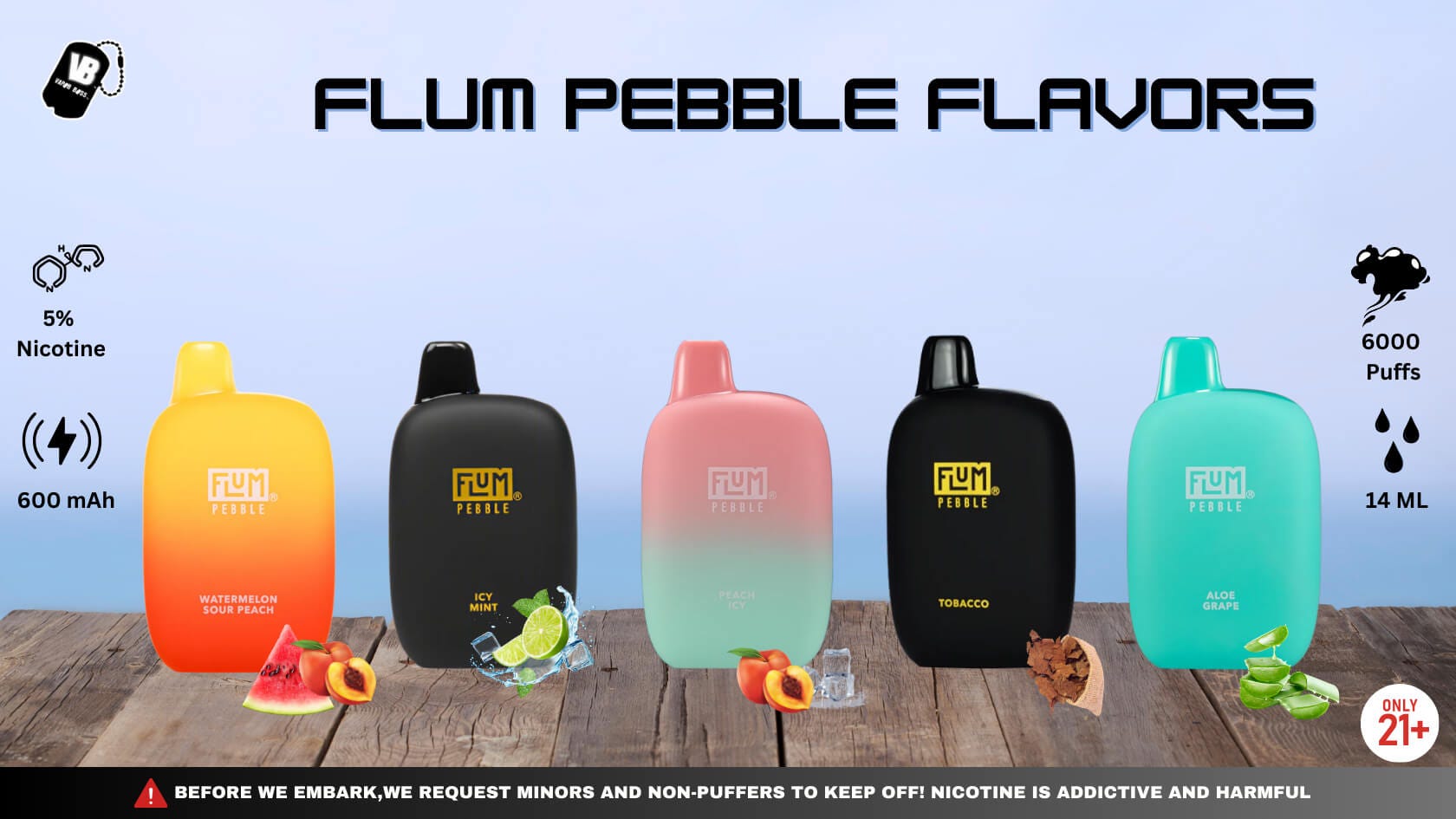 elf bar vape uk FLUM Pebble - 6000 Puff Disposable