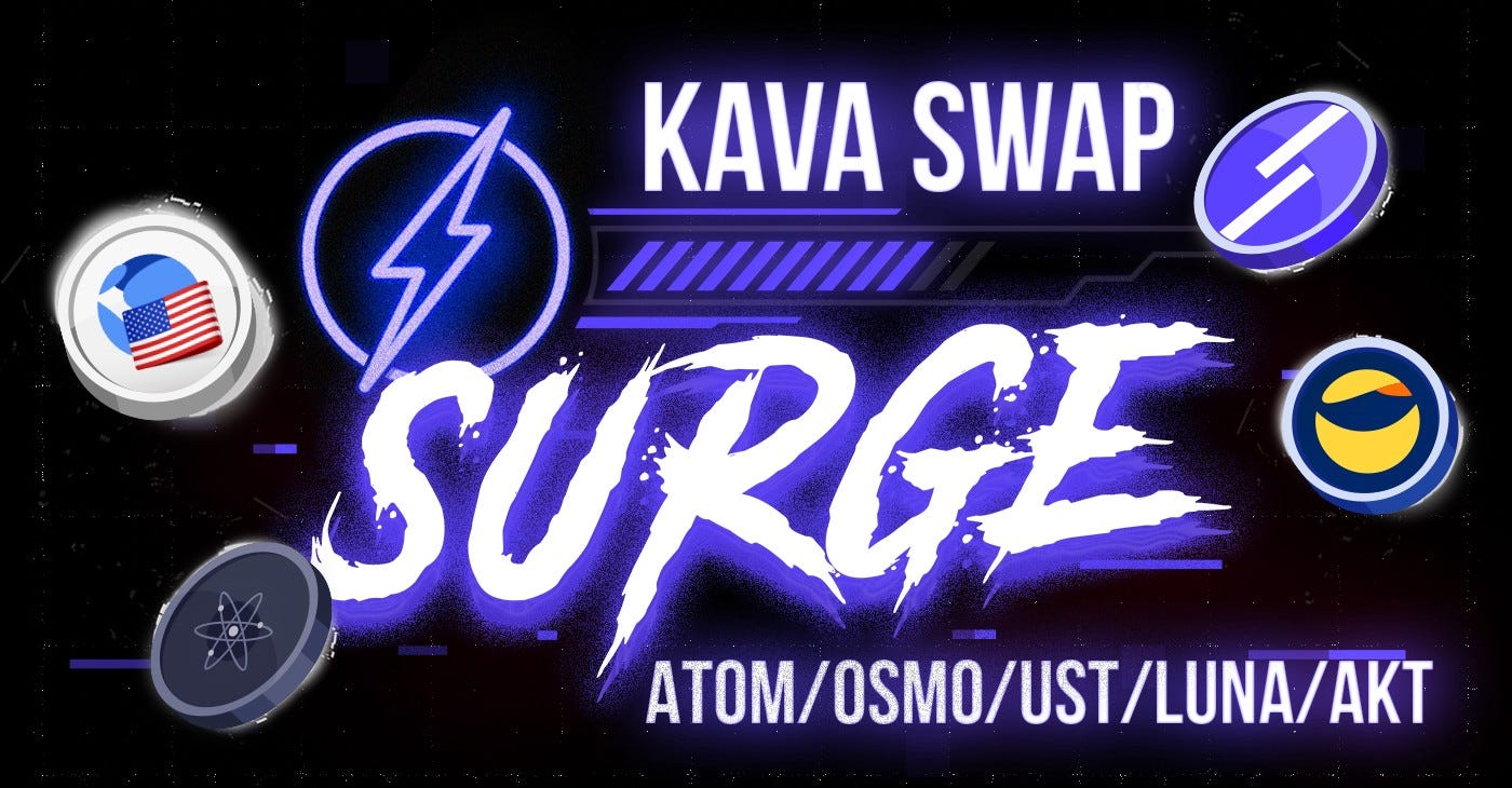 Kava Swap即将上线Surge计划，为流动性提供者带来更多收益机会- KavaChinese - Medium
