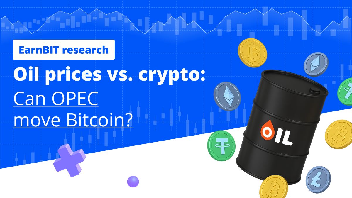 Oil prices vs. crypto: Can OPEC and supply shocks move Bitcoin? | by  EarnBIT | Coinmonks | Medium