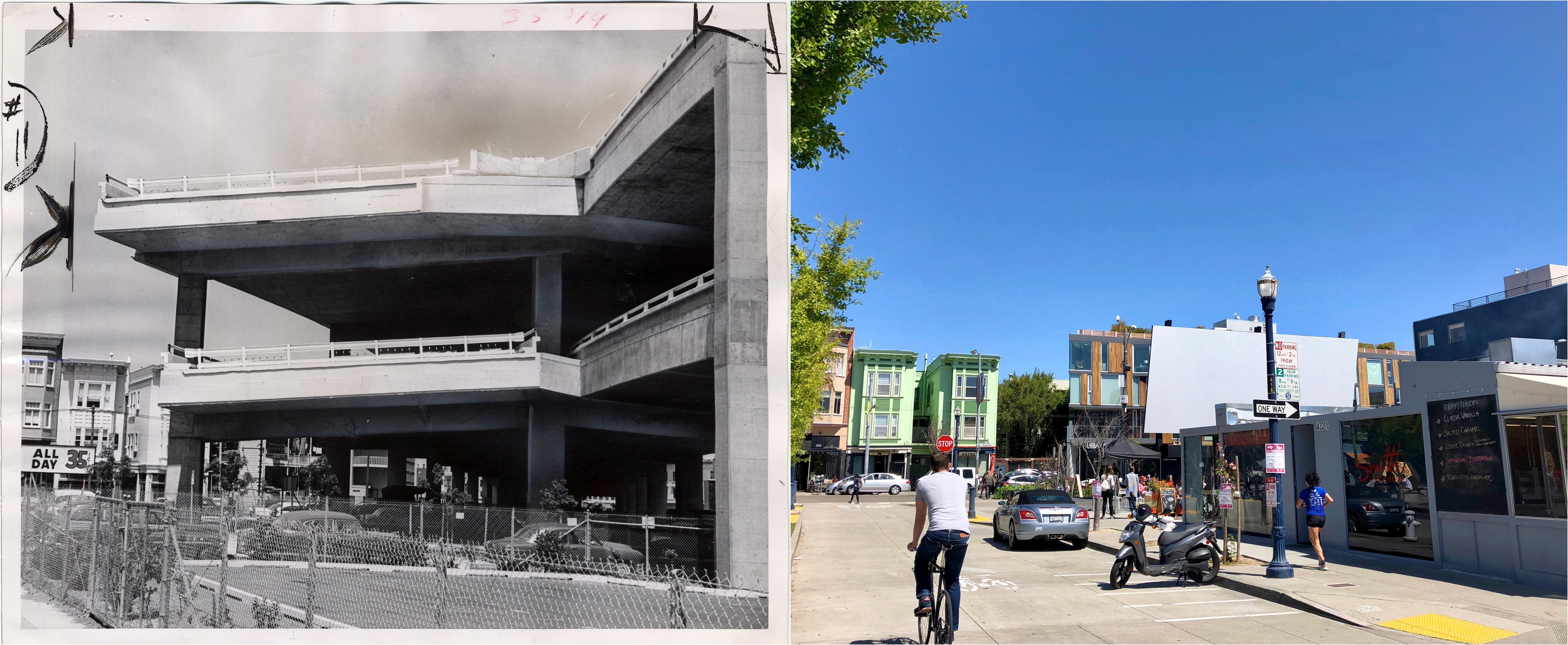 Hayes Valley: Then & Now. A San Francisco neighborhood changes
