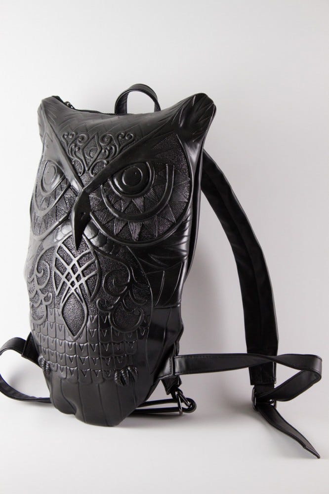 black leather owl backpack A Guide to Purchasing a Quality Custom Leather Owl Backpack | by  virginiagannm6542