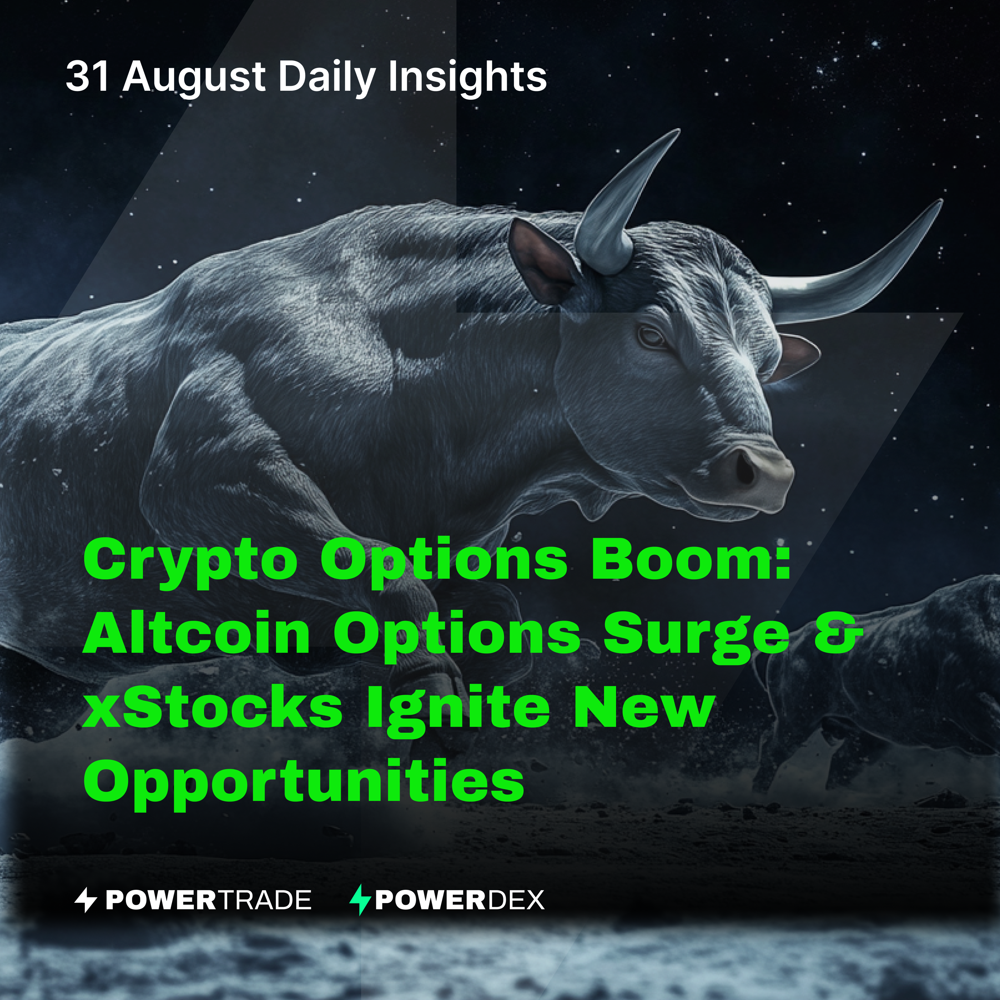 Crypto Options Boom: Altcoin Options Surge & xStocks Ignite New  Opportunities | by PowerTrade/Polaris | DataDrivenInvestor