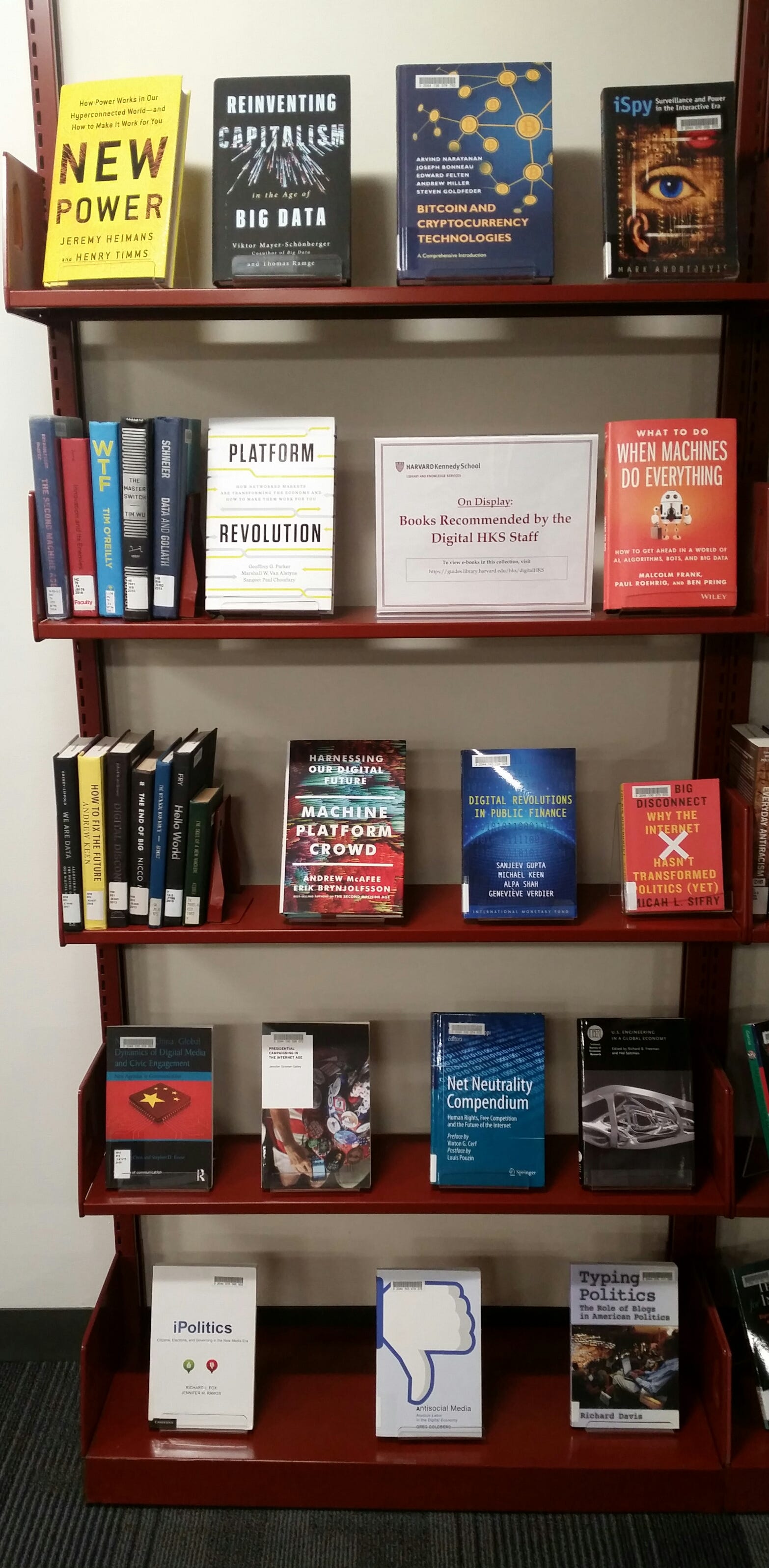 digital HKS Book Recommendations. This October, if you found yourself in… |  by Eva Weber | Project on Digital Era Government | Medium