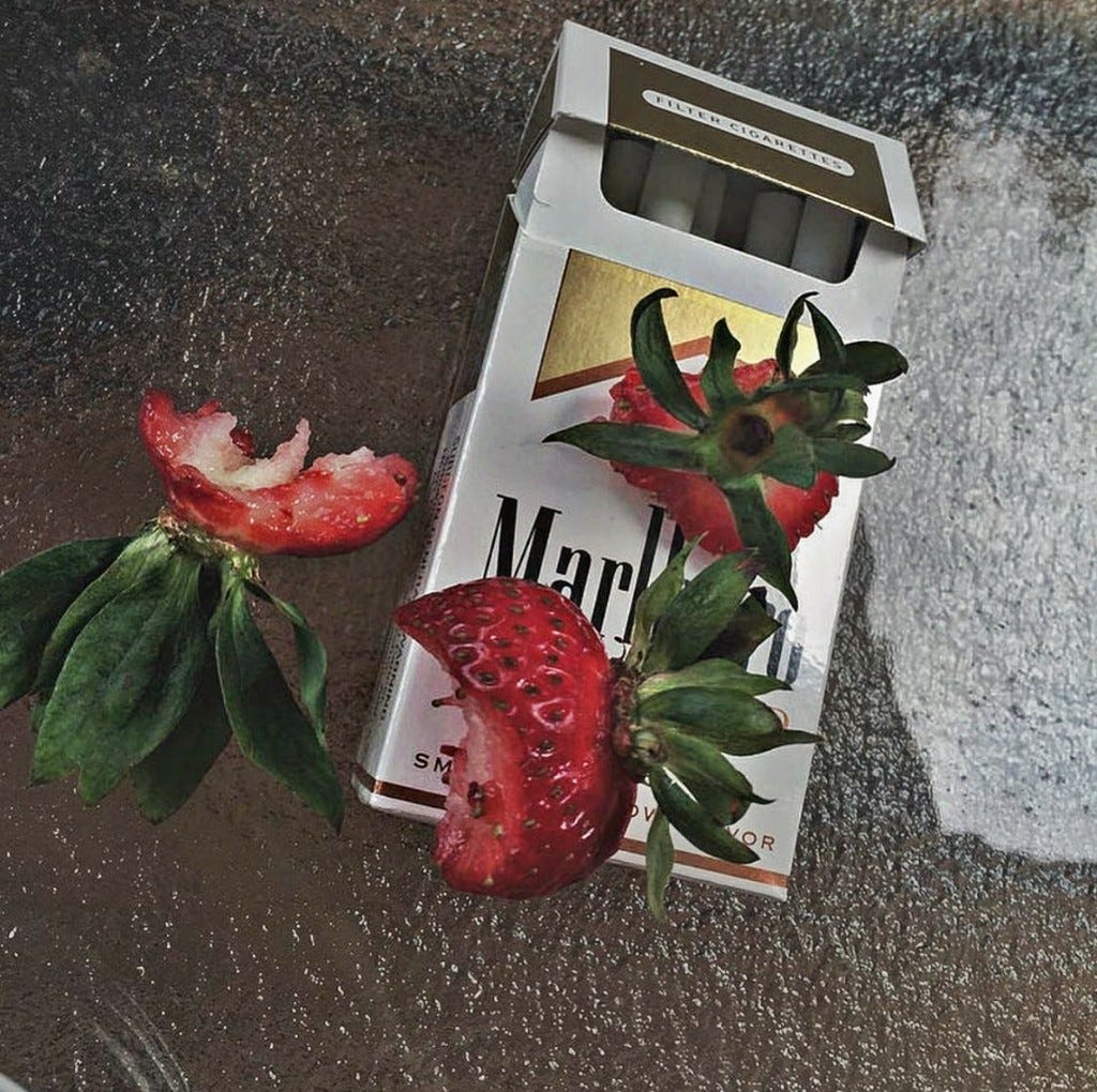 What Happens When A Cigarette Falls For A Strawberry | By Aishwarya Pandere | Medium
