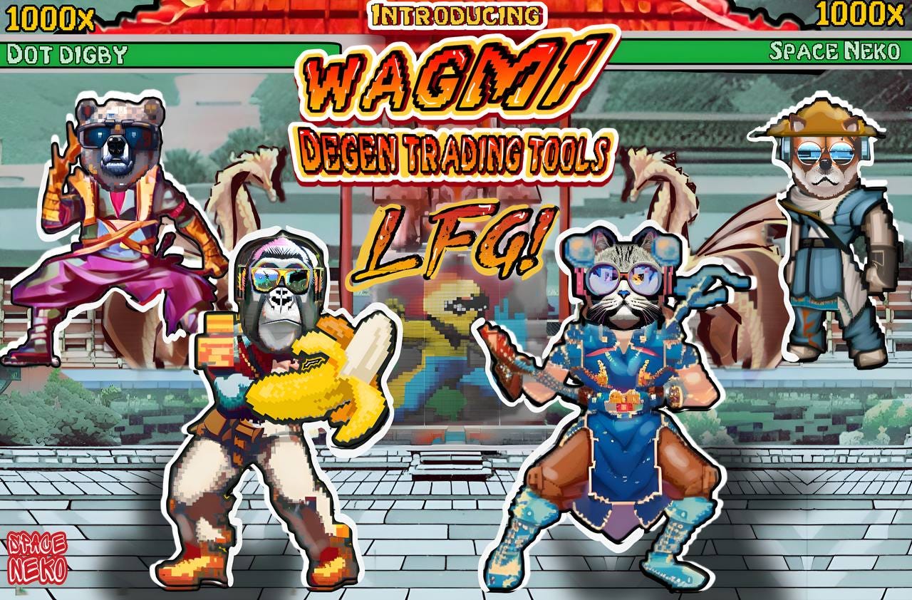 WAGMI Degen Trading Tools Suite. The mission of WAGMI Inc is to help… | by  WAGMI Inc. | WAGMI Inc. | Medium