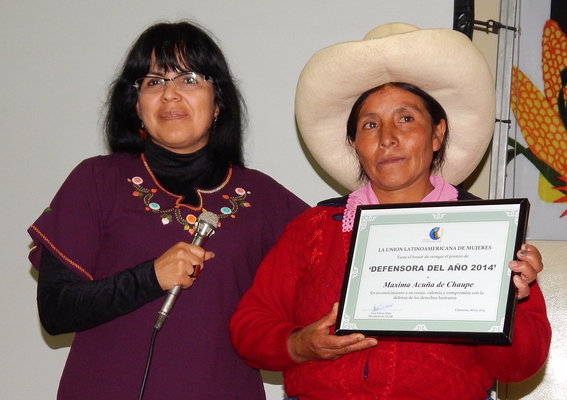 RED ULAM reconoció a Maxima Acuña como la ¨Defensora del Año 2014¨ | by  Grufides | Medium