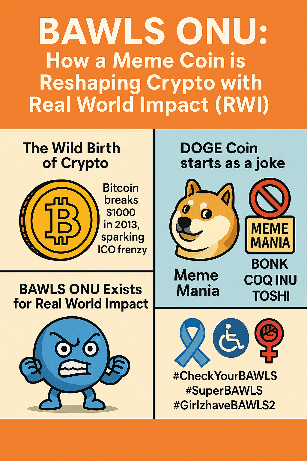 BAWLS ONU: How a Meme Coin is Reshaping Crypto with Real World Impact (RWI)  | by Mike Philbert | Medium