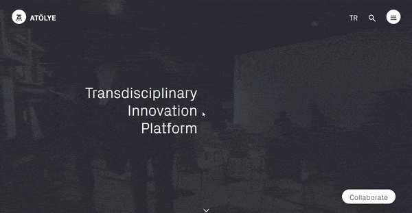 The same call-to-action button serves as a high-level orientation point for the home page.