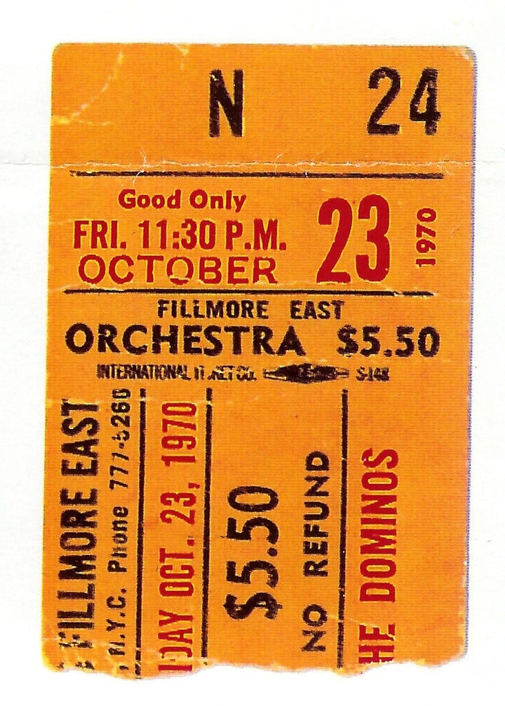 Revisit Derek And The Dominos 'Live At The Fillmore East': October