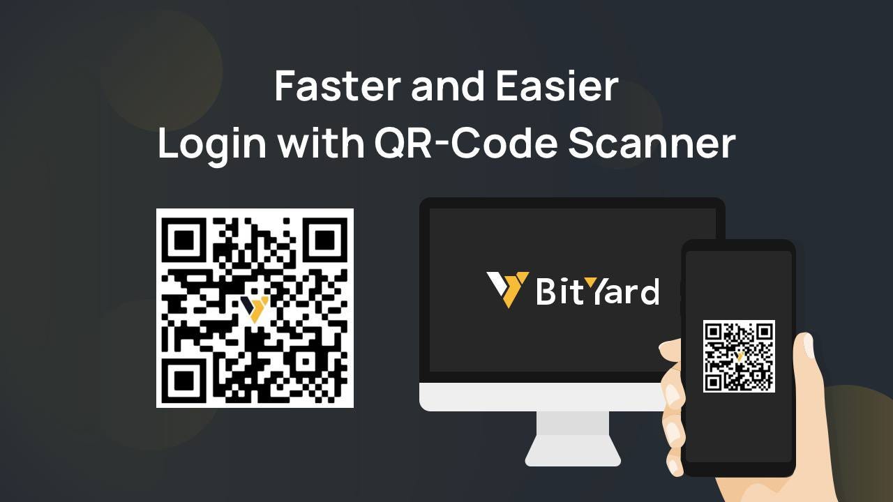 NEW Arrivals: QR Code Login Function (2022/07/04) - BYDFi Crypto Exchange -  Medium