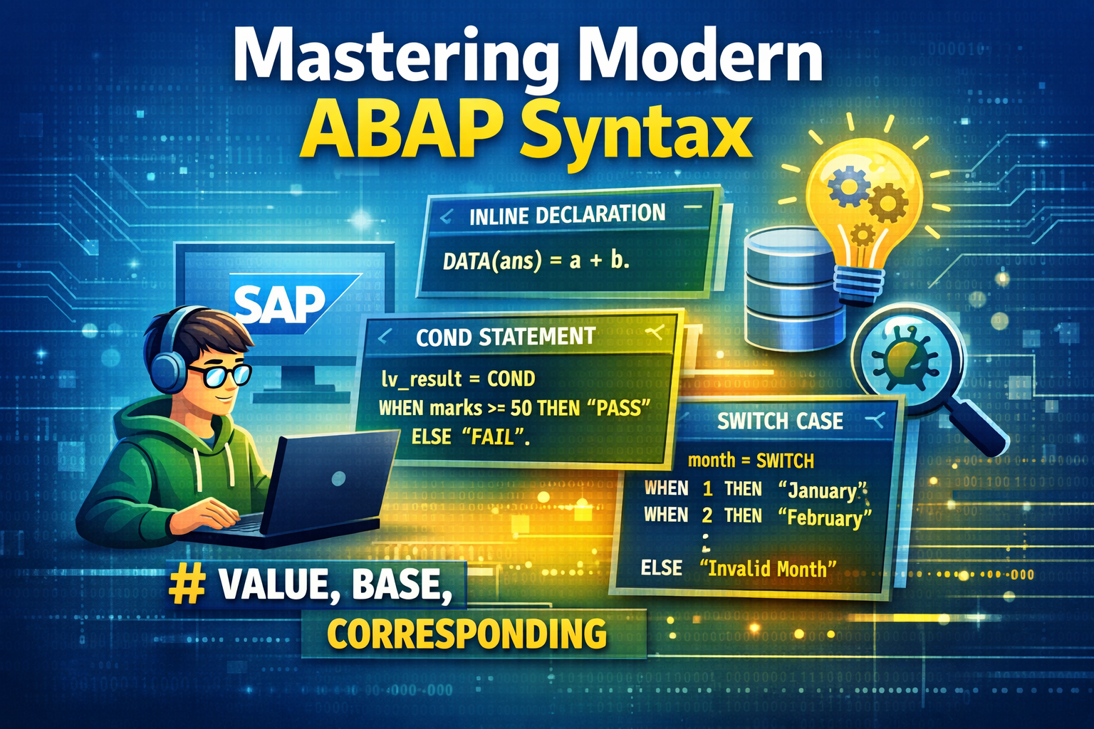 ABAP 7.4 New Syntax Part 1 (Beginner-Friendly Guide) | by