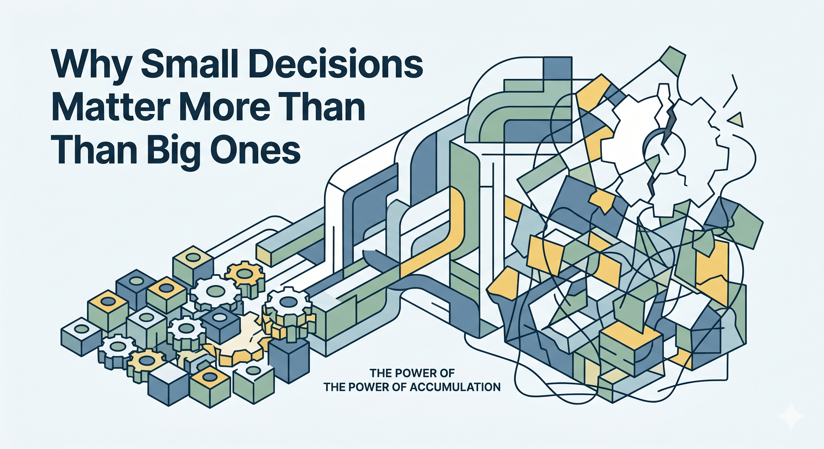 Why Small Decisions Matter More Than Big Ones | Activated Thinker