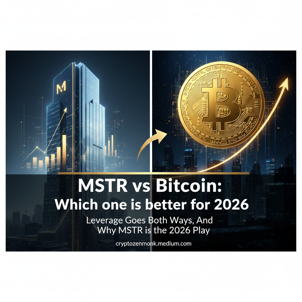 MSTR vs Bitcoin: Which one is better play for 2026? | by Crypto Zen Monk |  Jan, 2026 | Medium