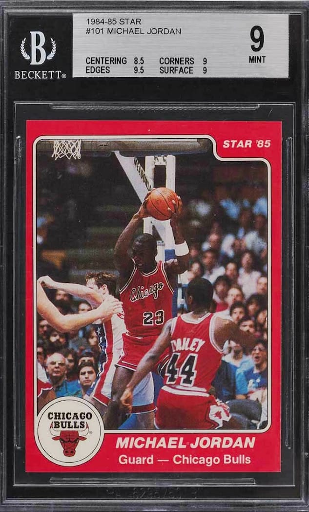 a michael jordan rookie card