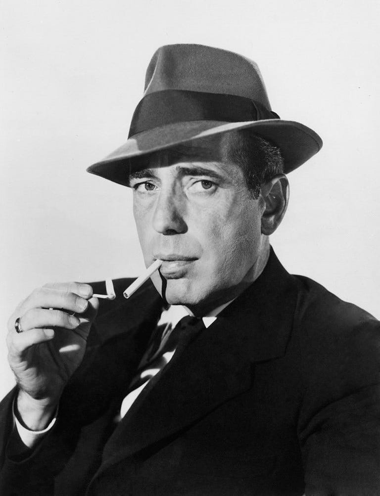Facts About Humphrey Bogart. He seems like an odd choice to play a… | by  Larrylambert