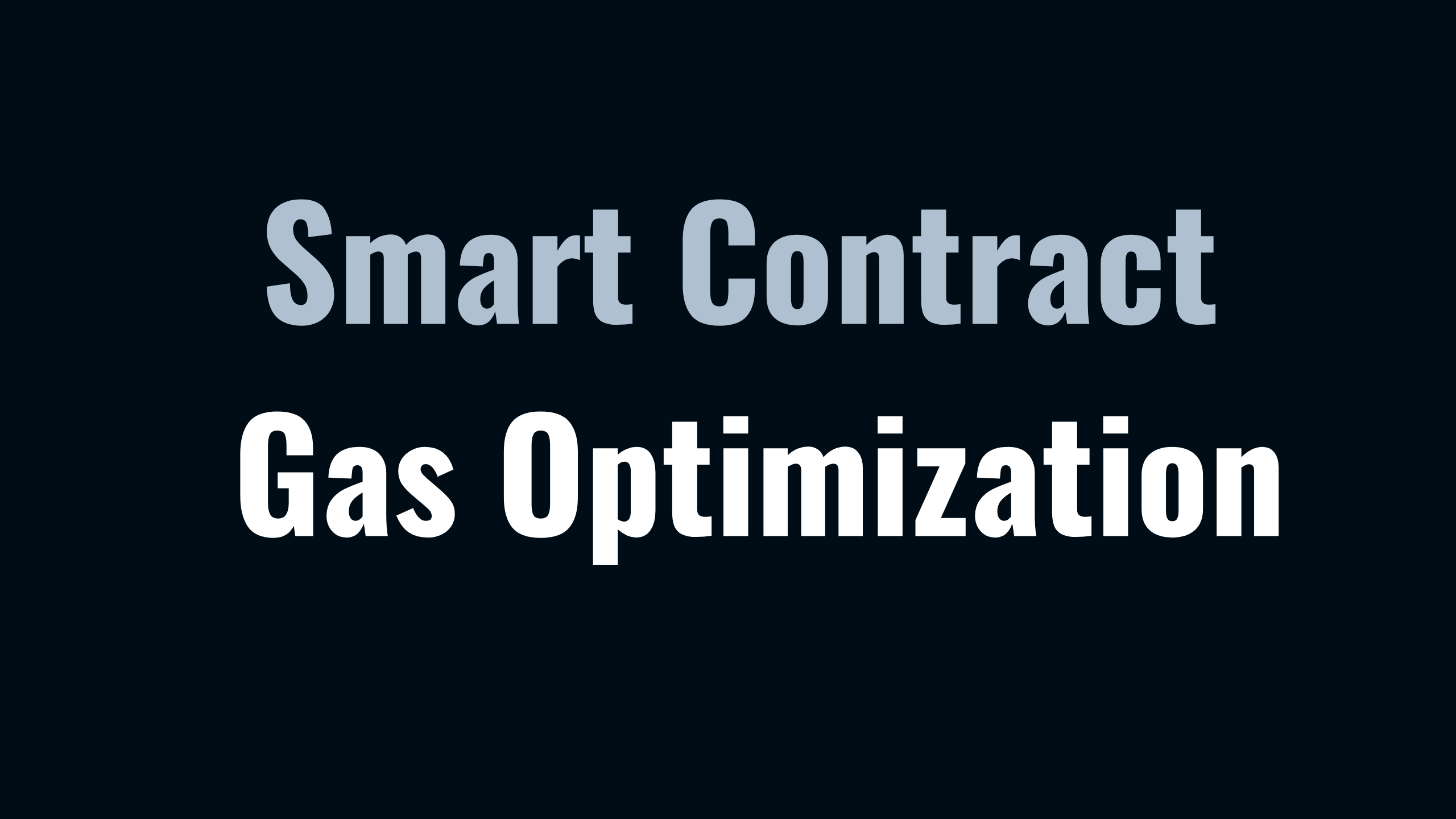 🔥 Smart Contract Gas Optimization: 12 Techniques Every Solidity Developer  Should Know | by Ruhul Amin | CoinsBench