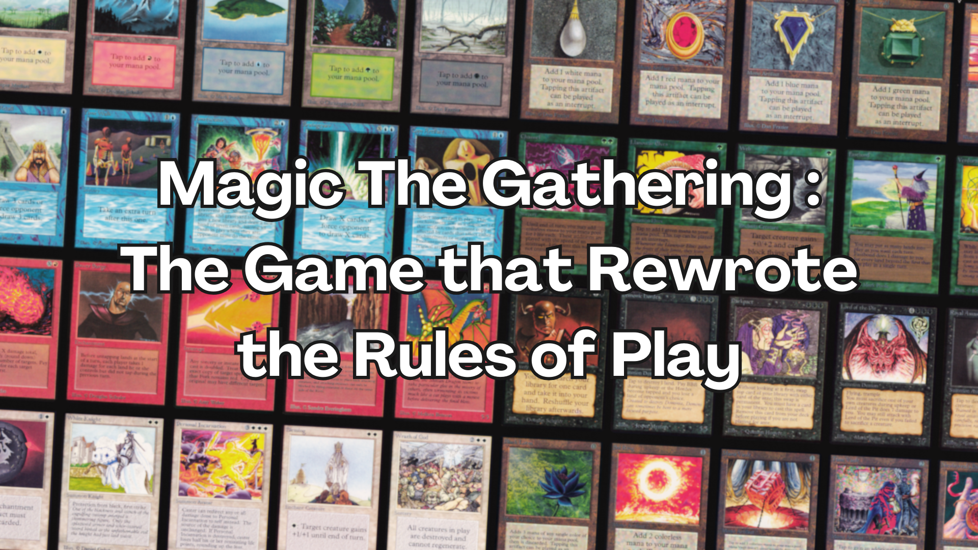 Magic The Gathering : The Game that Rewrote the Rules of Play | Medium Magic The Gathering : The Game that Rewrote the Rules of Play | Medium