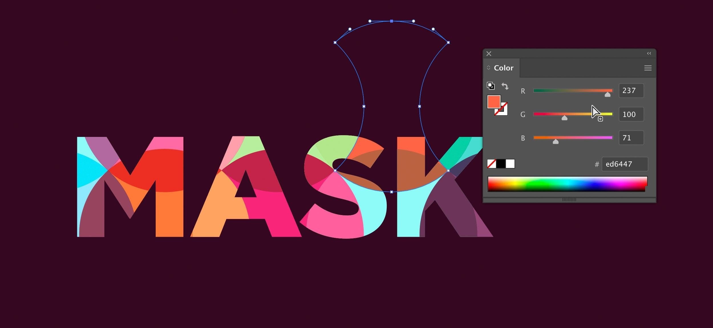 Colorful Pattern Masking in Illustrator | by Veerle Pieters | Medium, image size:2500x1150