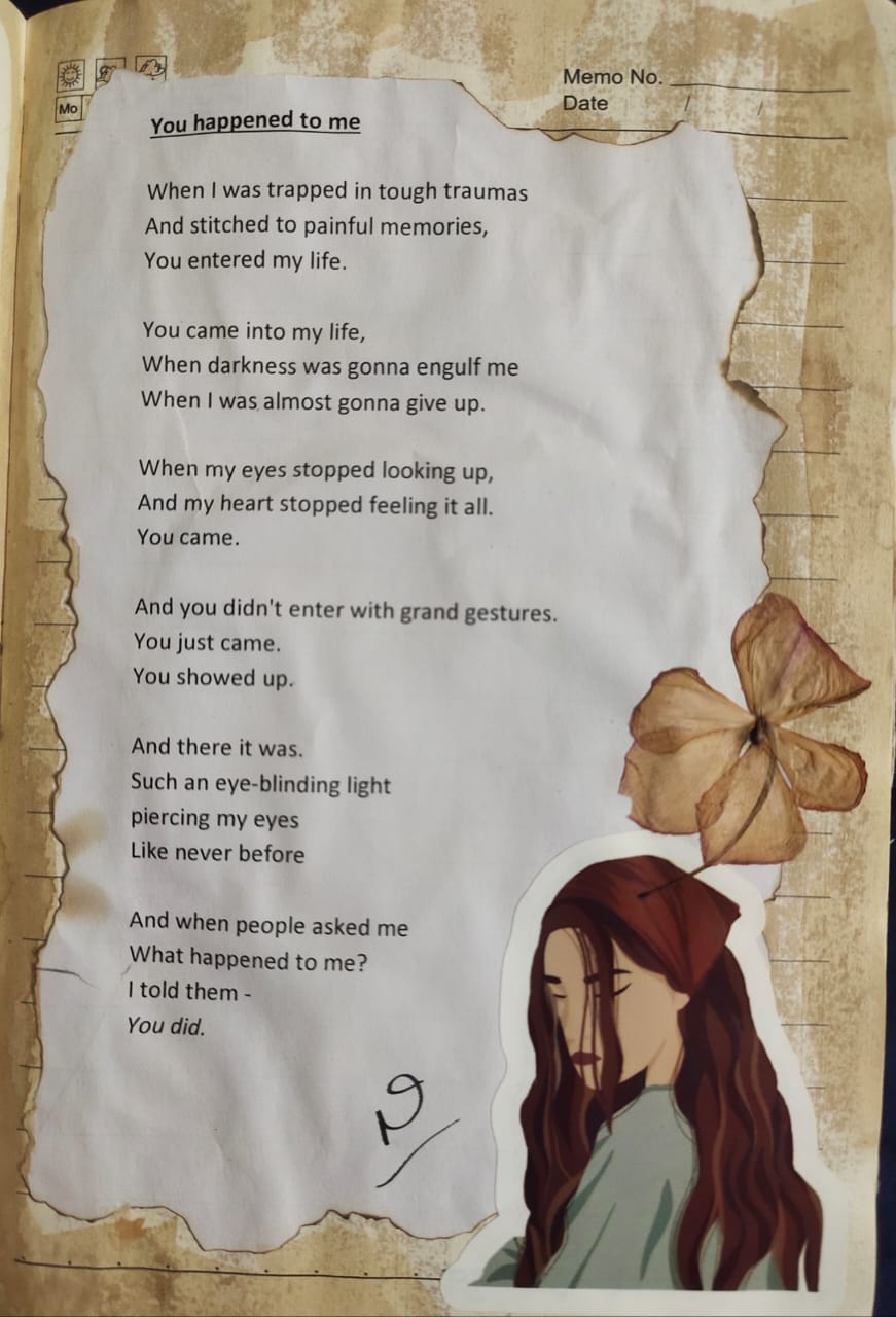 You Happened To Me | Poetry - Nivedhitha - Medium, image size:871x1280