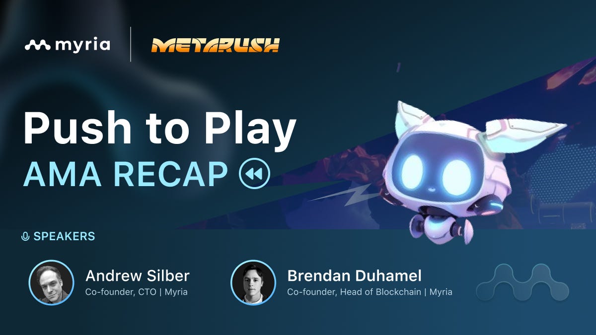 The First Myria AMA for 2024. The first Myria AMA for 2024 took place… | by  Myria | Medium