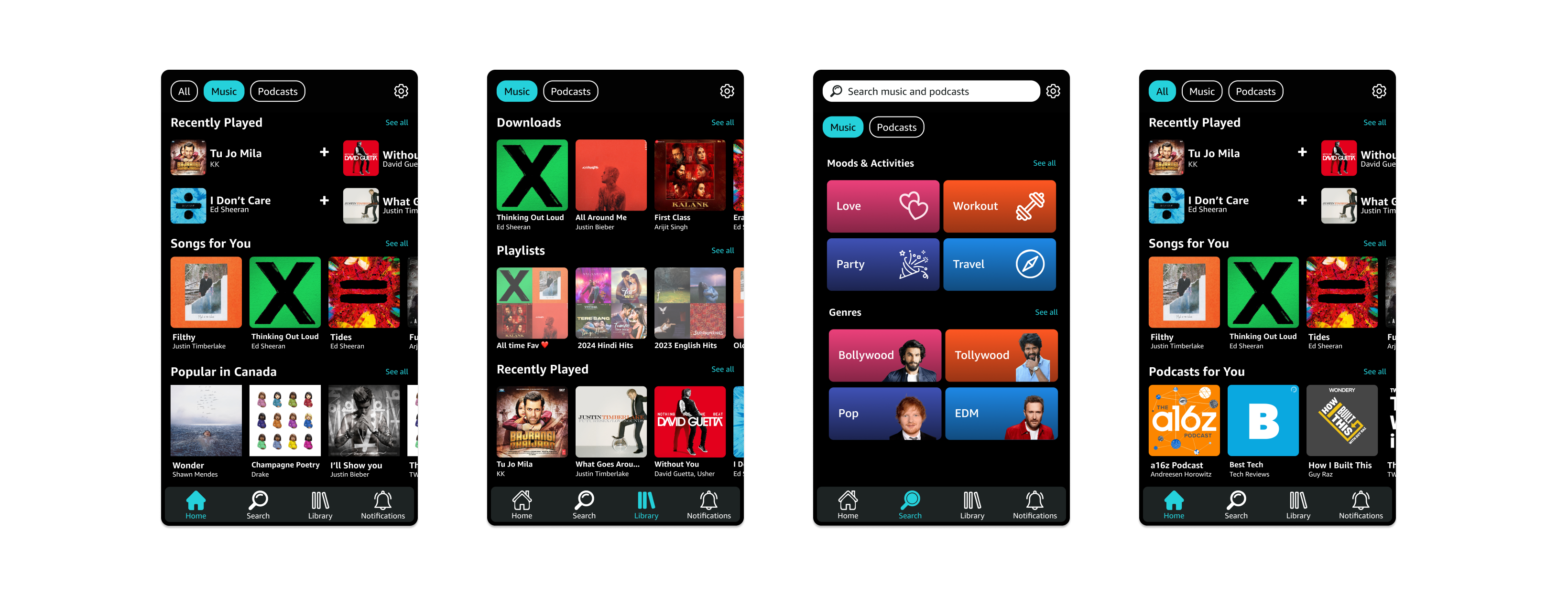 Redesigning the Amazon Prime Music App for better usability | by Sandeep  Tripathy | Bootcamp | Medium