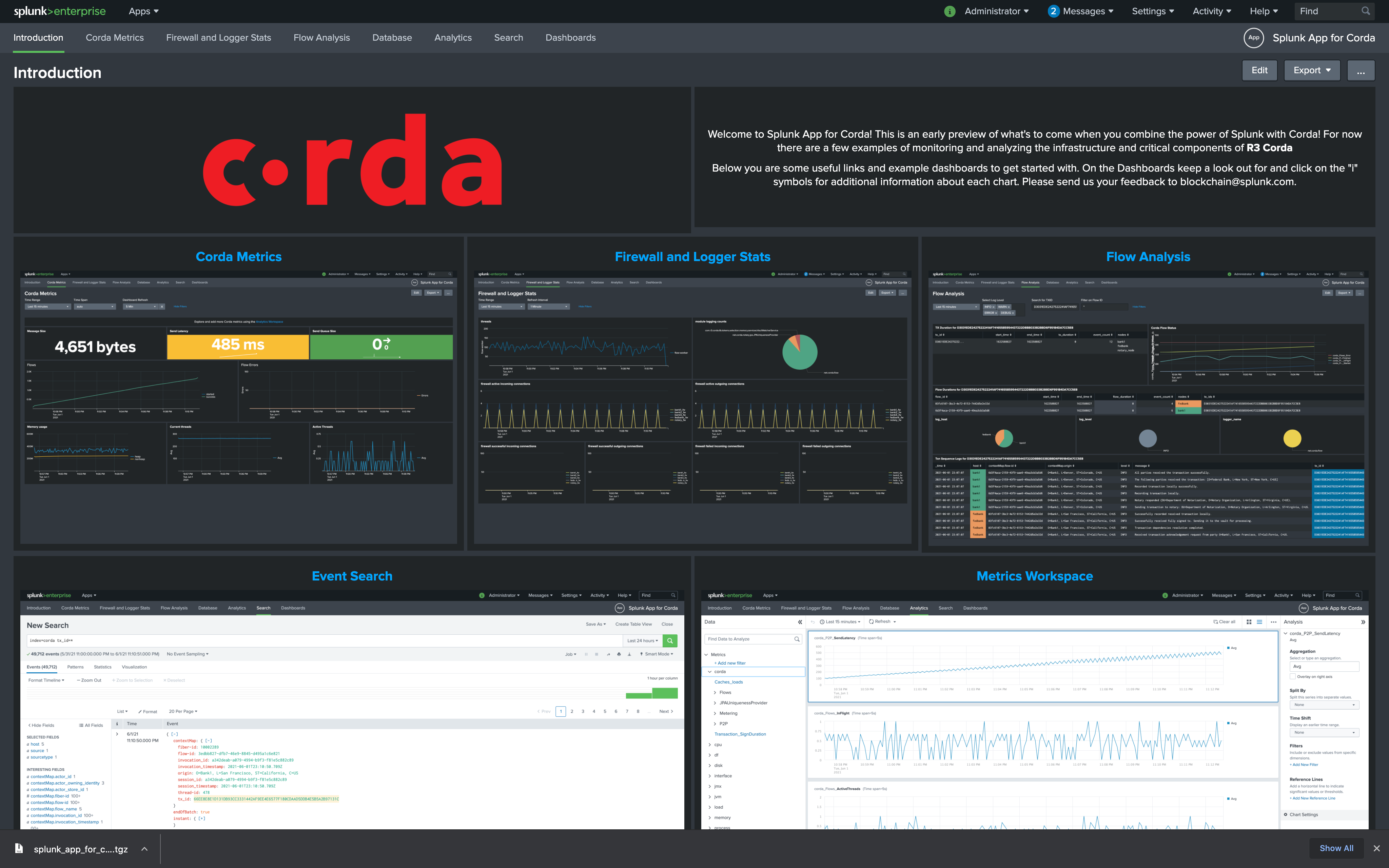Introducing: Splunk App for Corda. Enhanced Visibility Into Your R3 Corda  Blockchain Network | by Jayson Jacobs | Splunk DLT | Medium