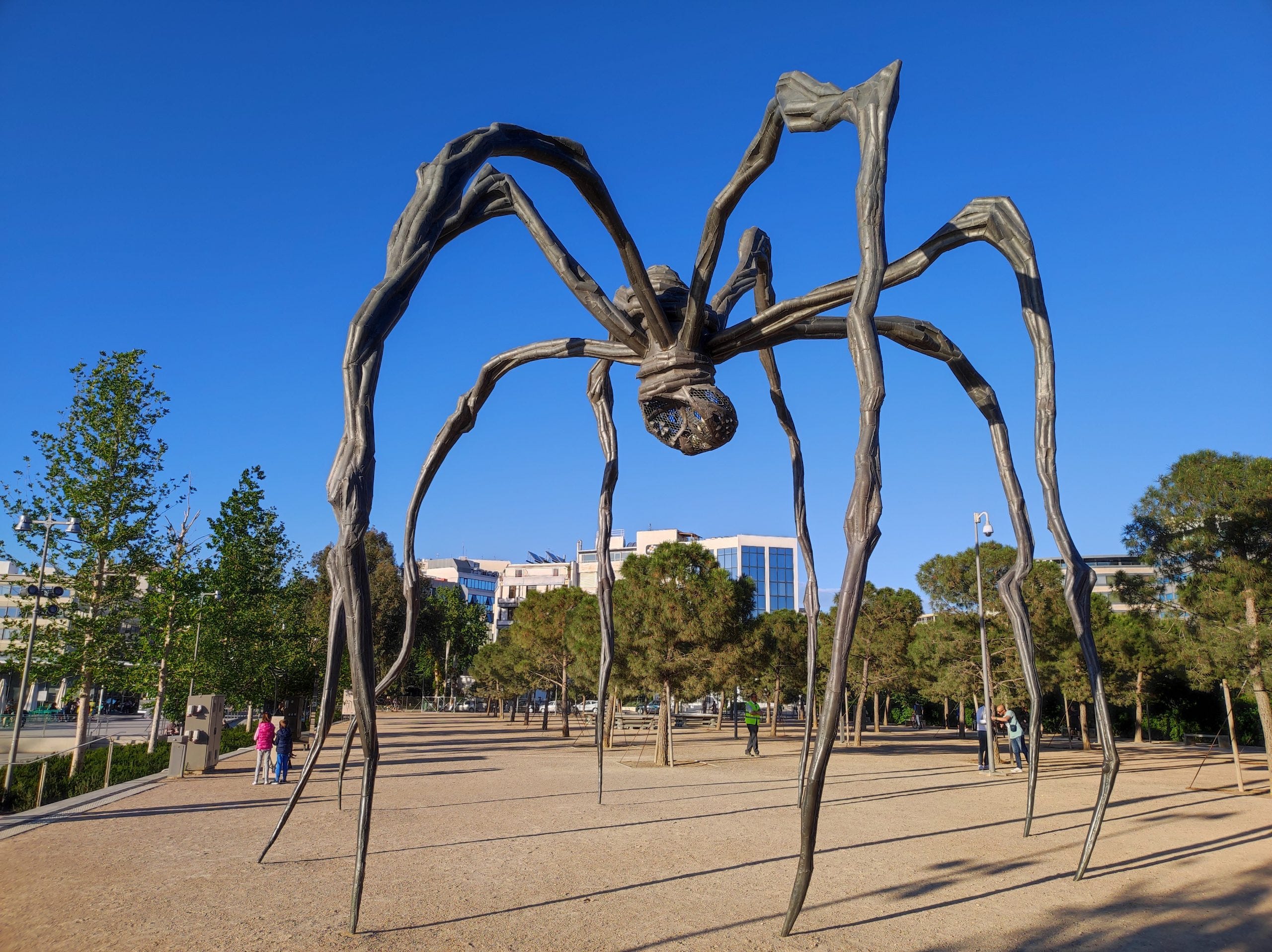 Analysis of Louise Bourgeois' sculpture series Maman | by Kate