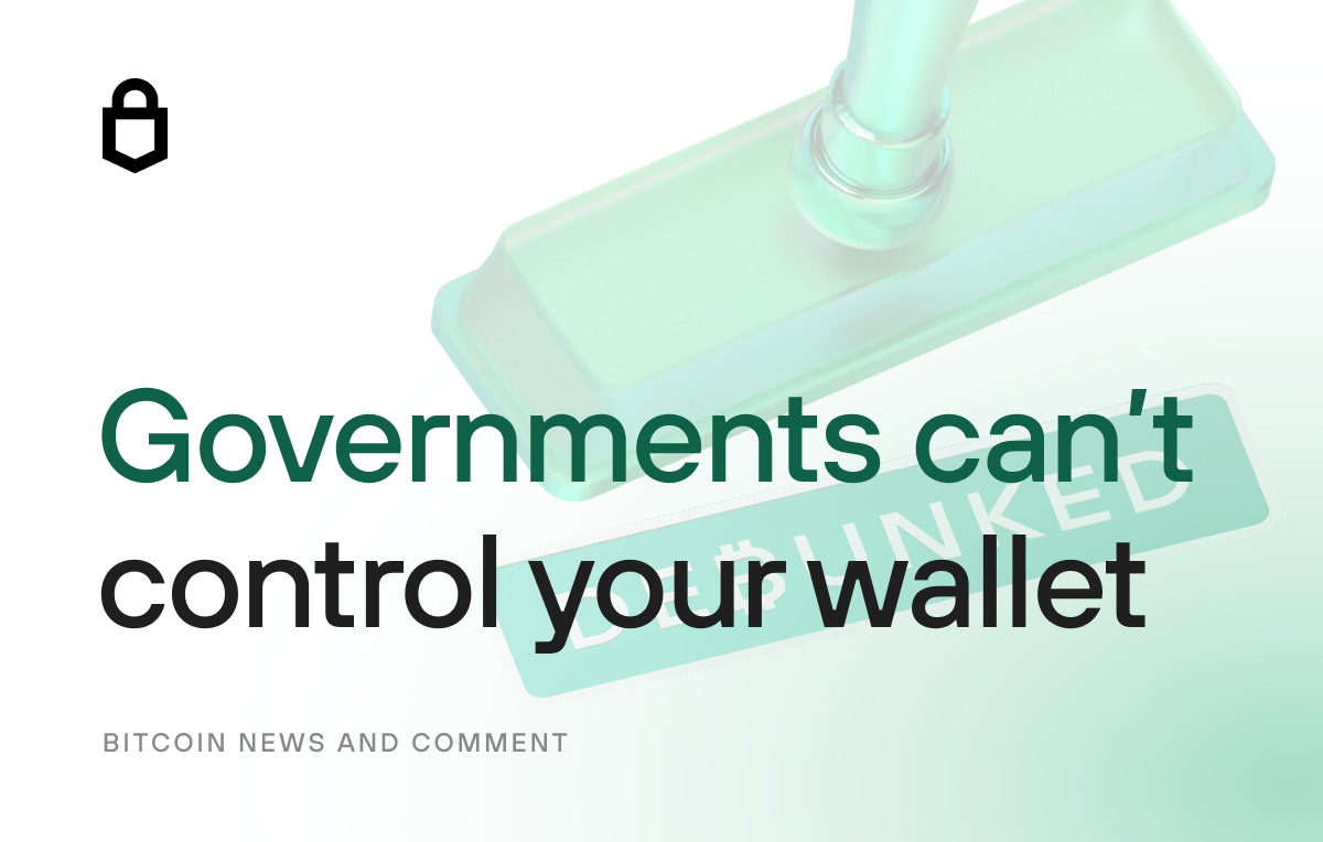 Governments cannot control your wallet | by SatoshiLabs | Trezor Blog