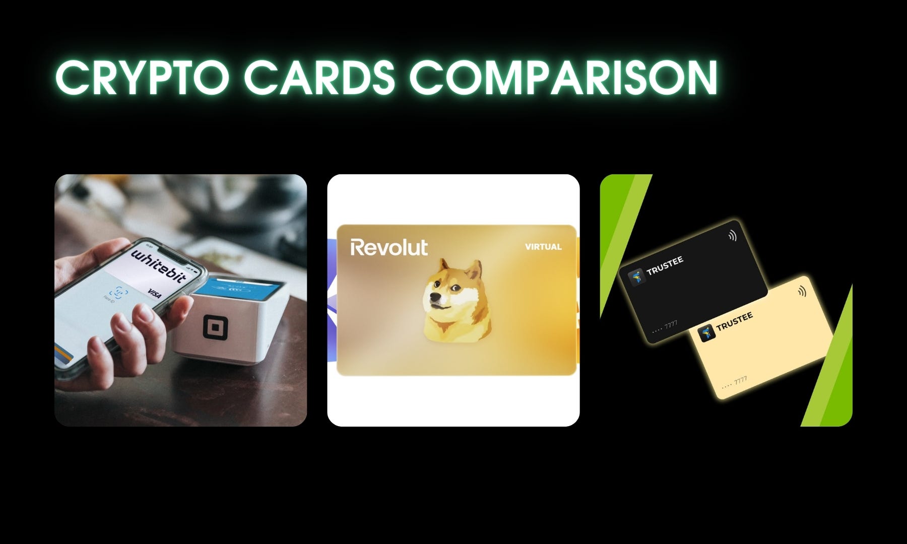 The Future of Payments: A Head-to-Head Review of Crypto Cards | by Paul  Bennett | Coinmonks | Medium