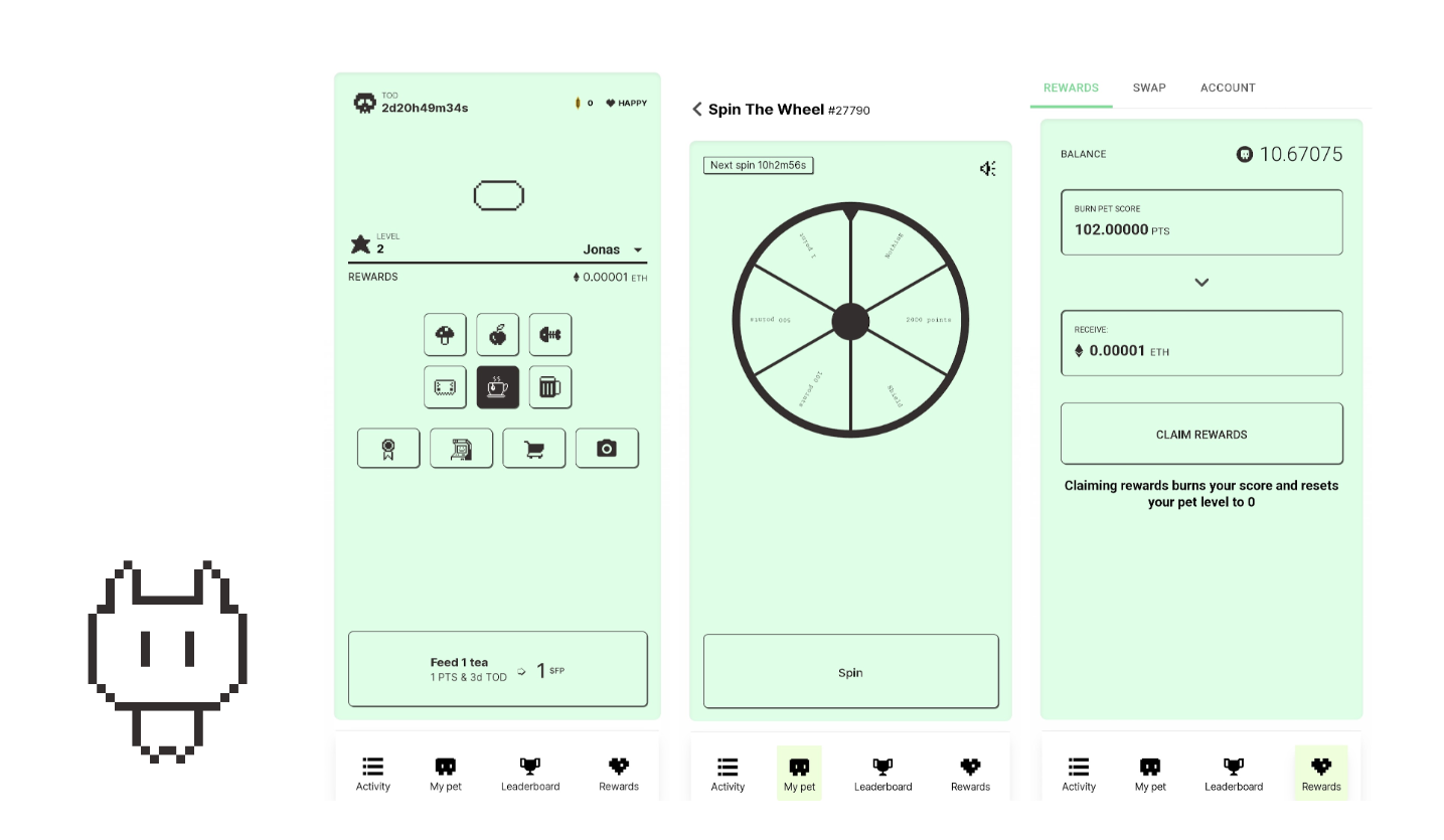 FrenPet — Interact with virtual pets on Base | by João Capinha | Venture  Web3 • Content | Medium