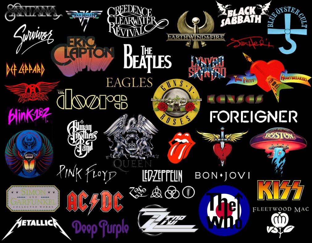 Classic Rock Bands 60s-80s. Classic Rock has been a major music… | by  Rachel Rudolph | Medium, image size:1011x790