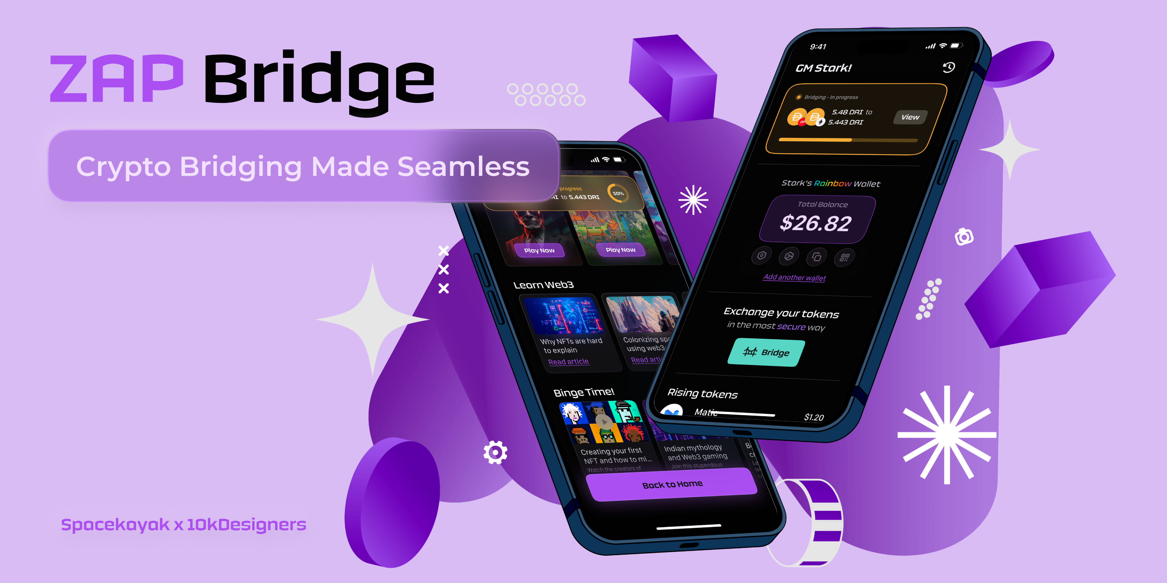 Zap — Crypto bridging made seamless: a UI/UX case study | by Vignes U S |  Bootcamp | Medium