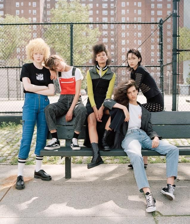 Women's streetwear fashion collaboration trends