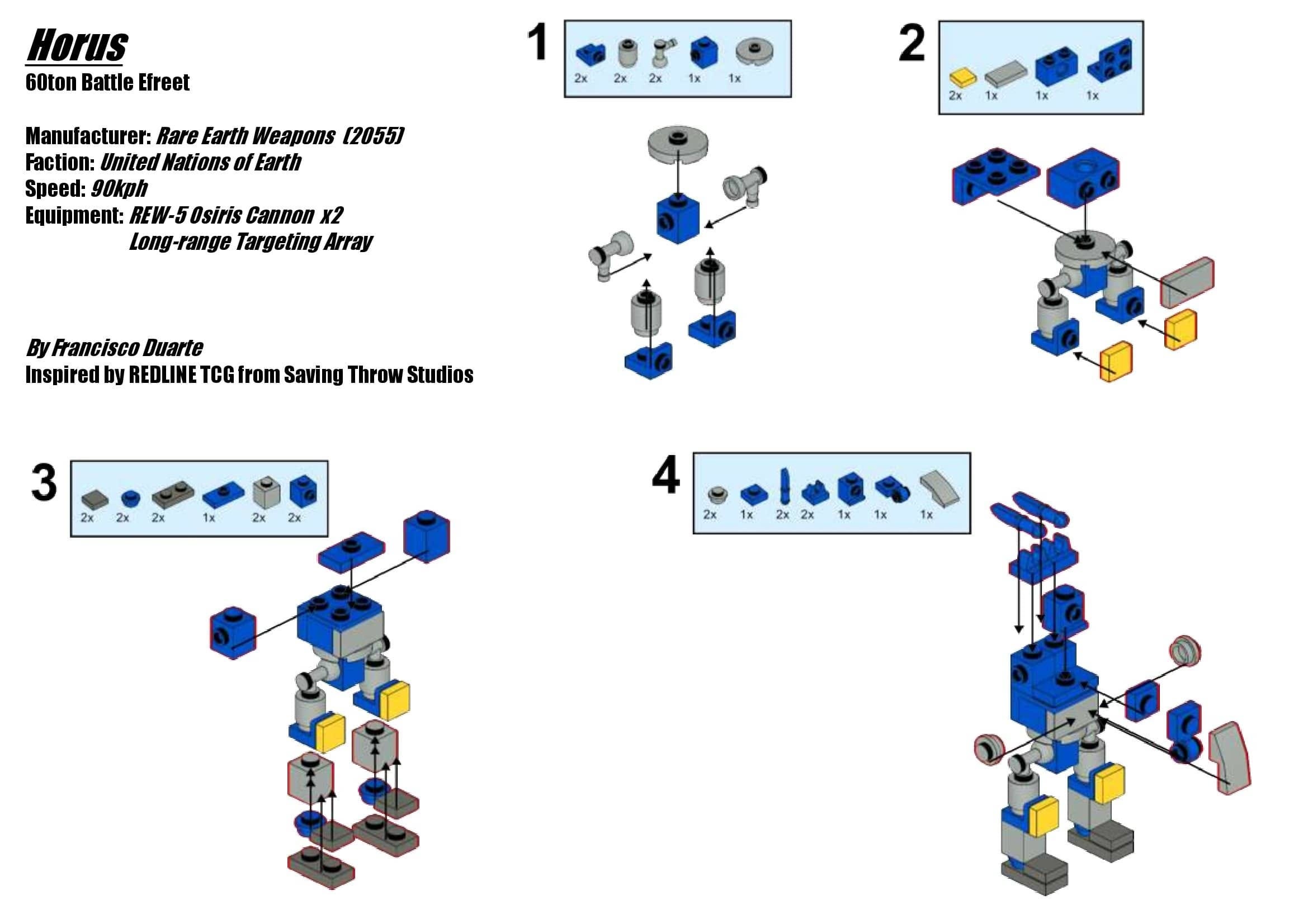Random Lego Set — Horus (REDLINE) | by Francisco Duarte | Medium
