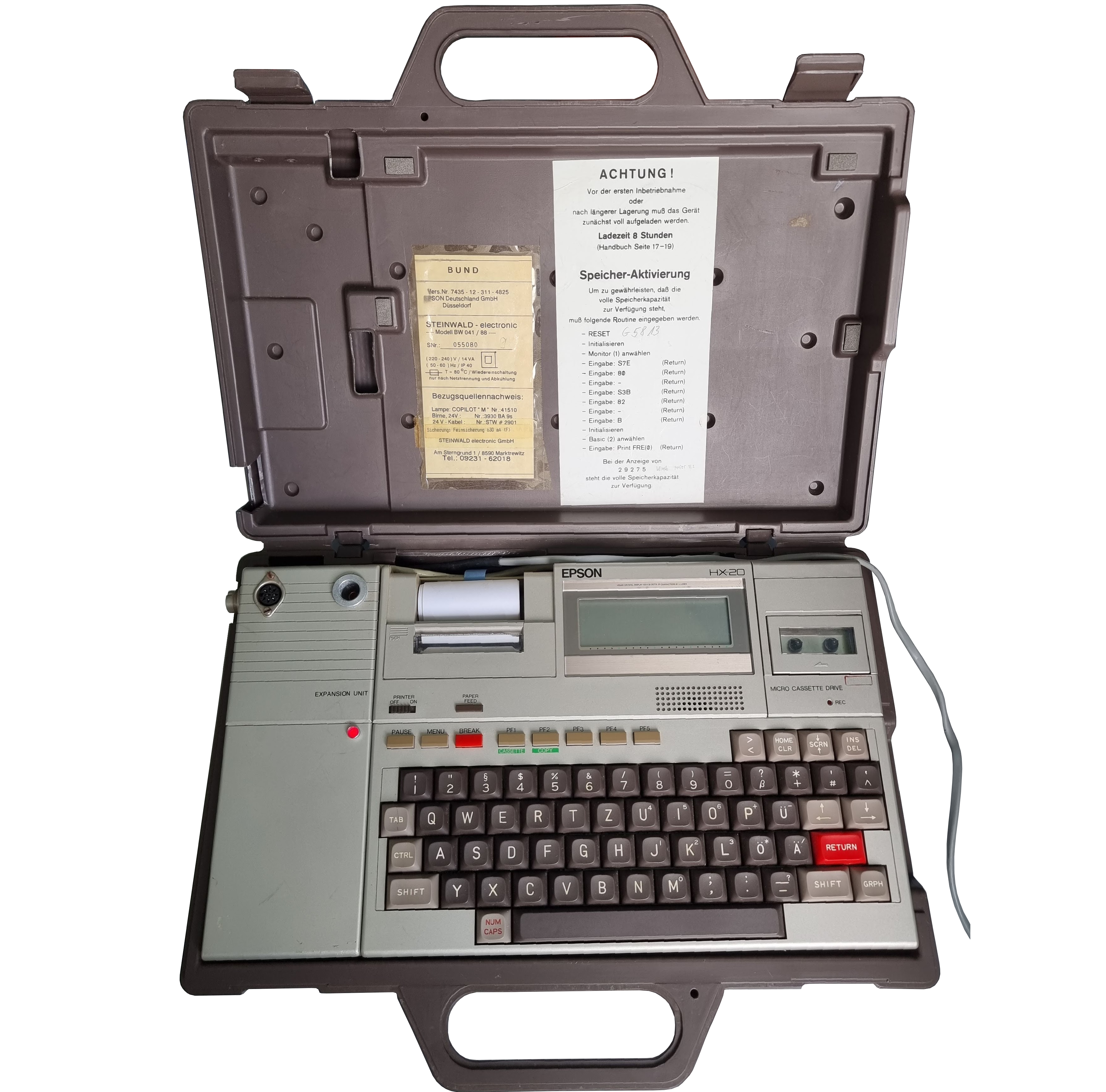 EPSON　HC-20 Epson HC-20 (HX-21-UA) - Computer - Computing History