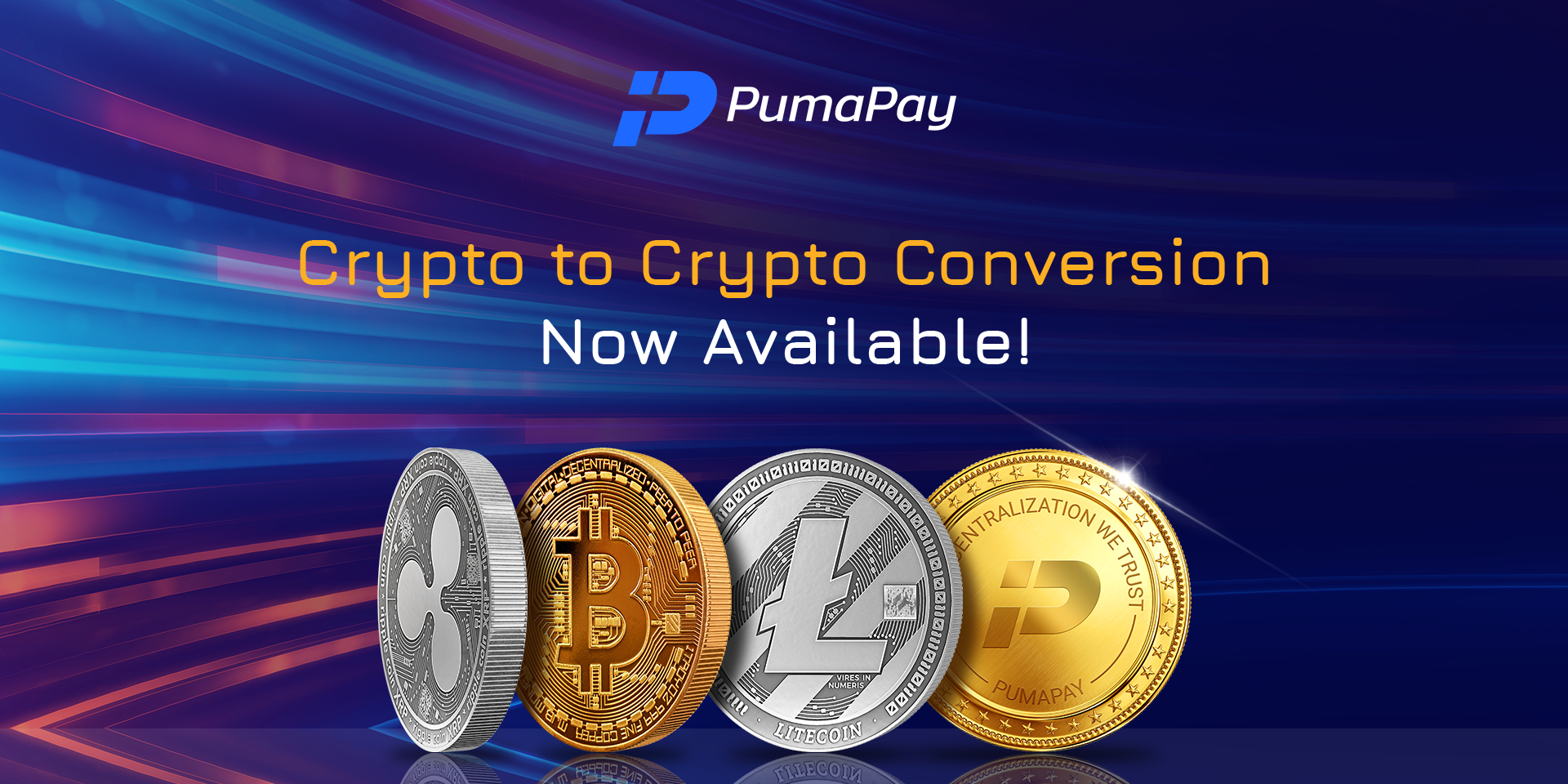 퓨마페이 지갑에서 암호화폐를 상호 변환할 수 있습니다!. 긴급 공지: 퓨마페이 암호화폐 지갑에서 이제 암호화폐 간 변환이… | by  PumaPay Korea Editor | PumaPay Korea | Medium