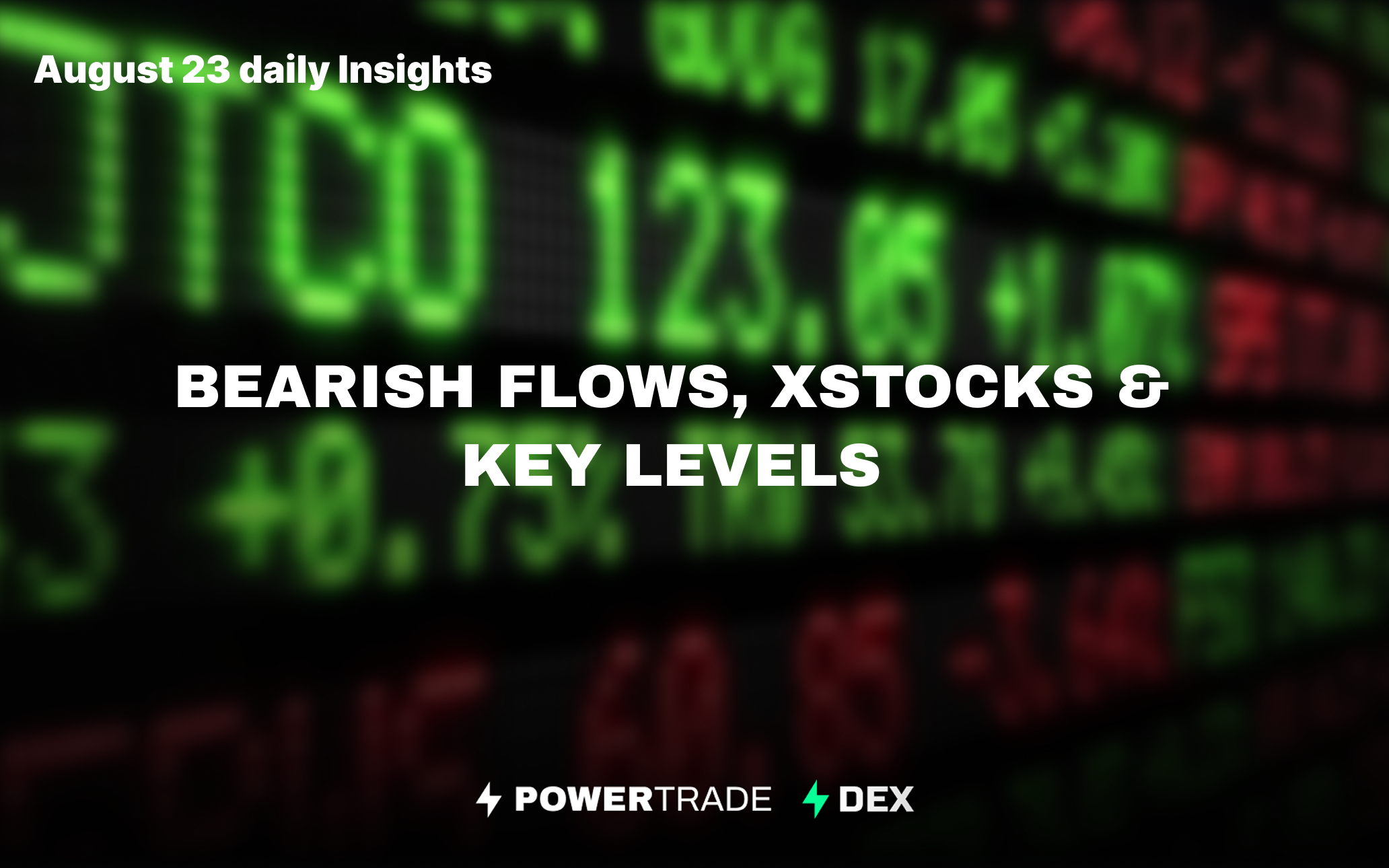 Altcoin Options Market Update: Bearish Flows, xStocks & Key Levels (23 Aug  Insights) | by PowerTrade/Polaris | DataDrivenInvestor