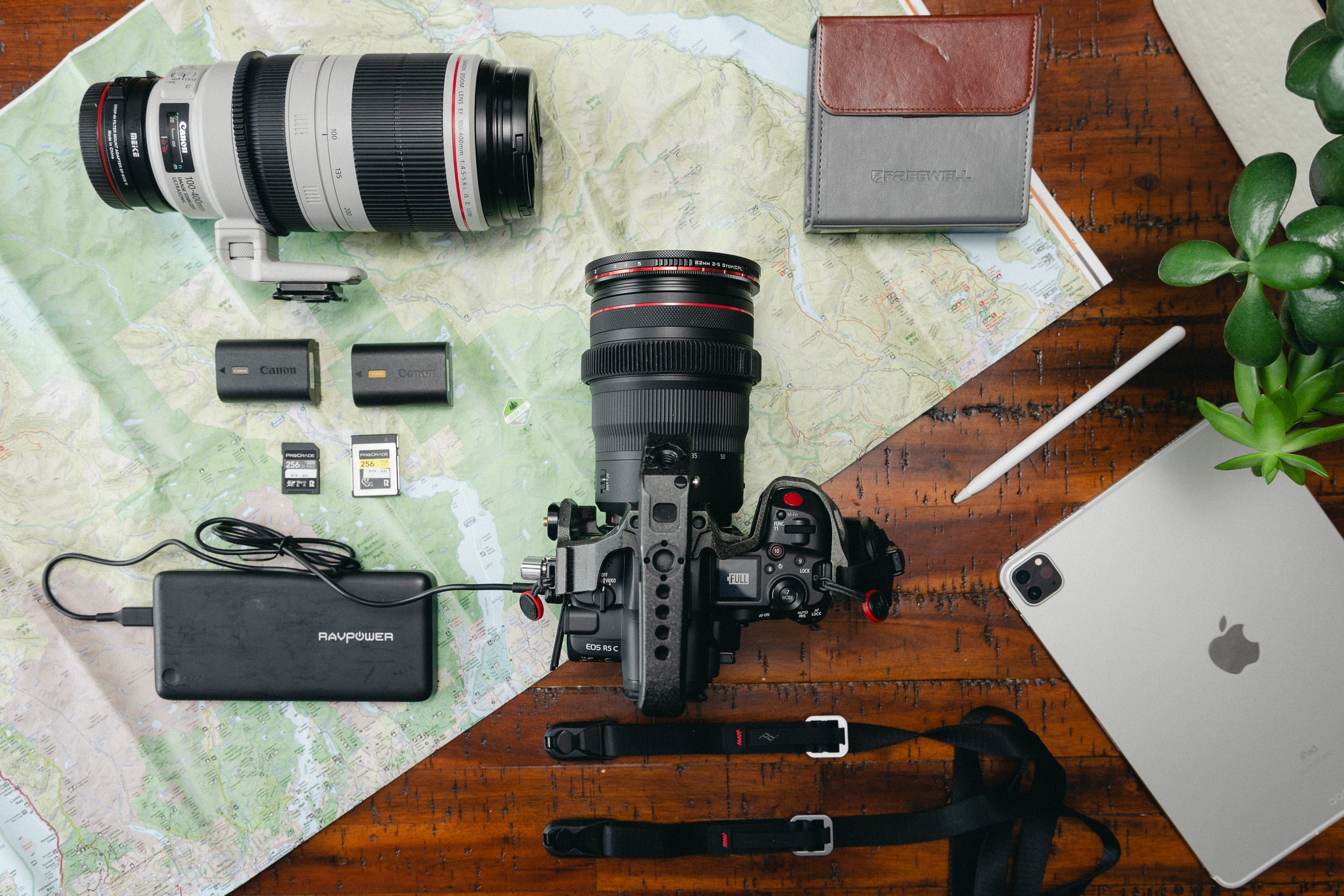 Minimal Kit with the Canon R5C. I picked up the controversial