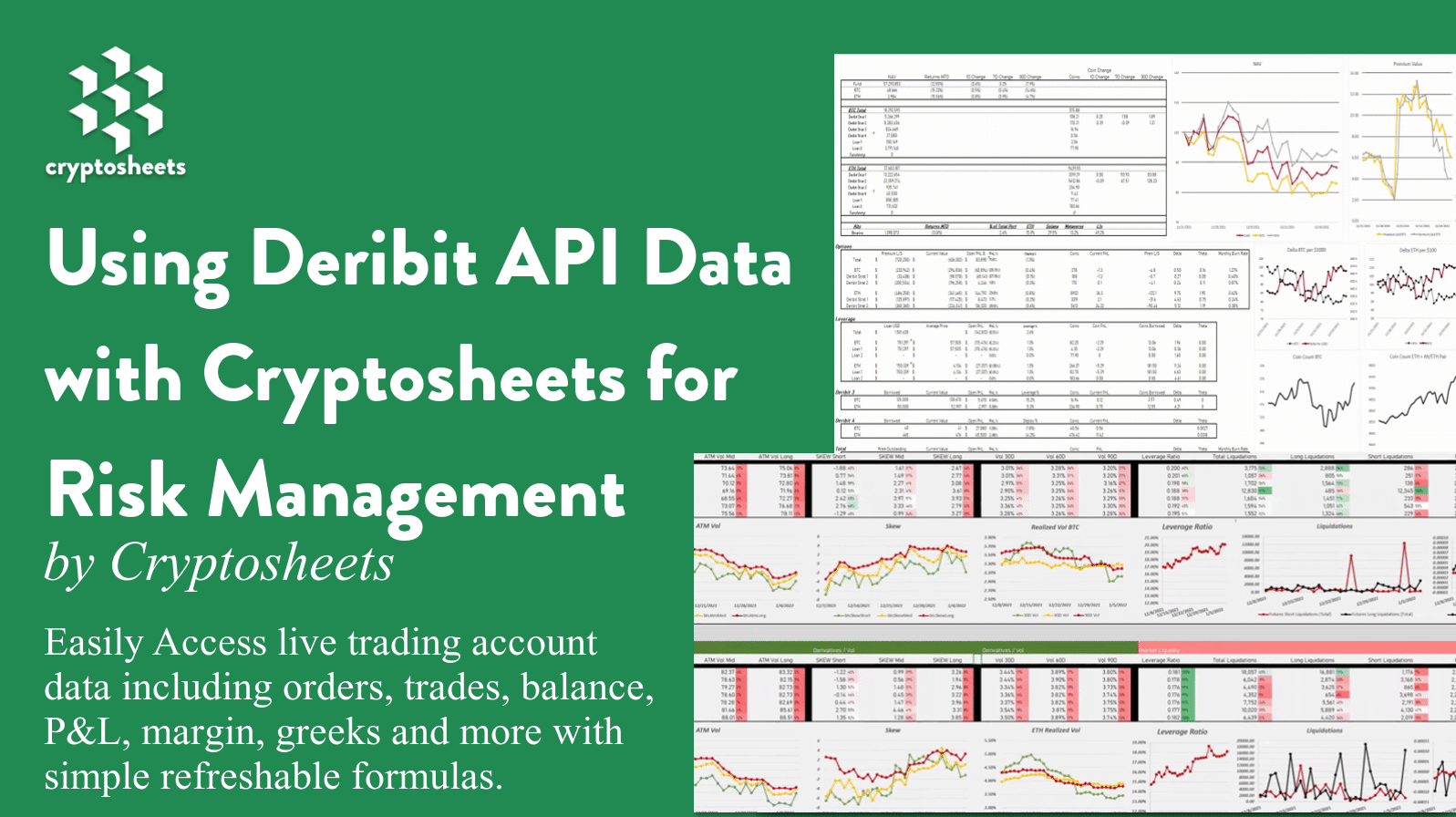 Deribit API data in Excel & Google Sheets for Crypto Derivatives Risk  Management & Options Analysis | by Chris Ware | Cryptosheets | Medium