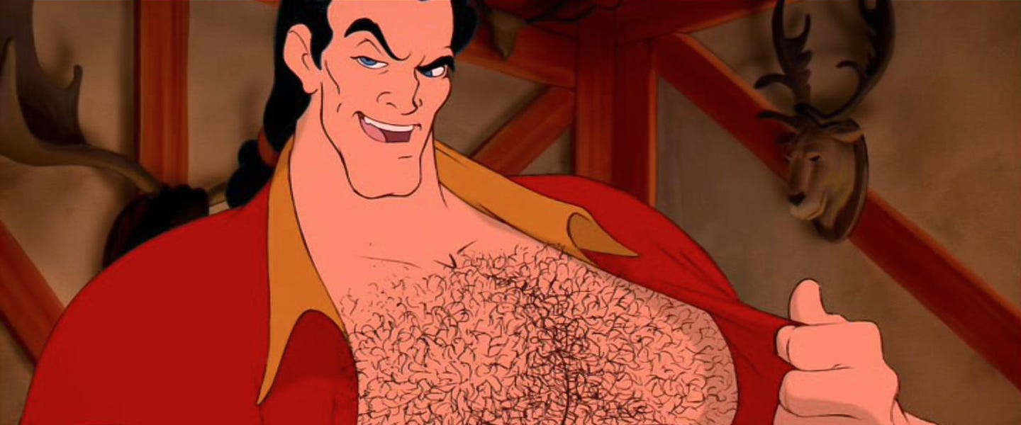 How Gaston Became the World's Most Beloved Disney Villain | by John  McDermott | MEL Magazine | Medium, image size:1440x600