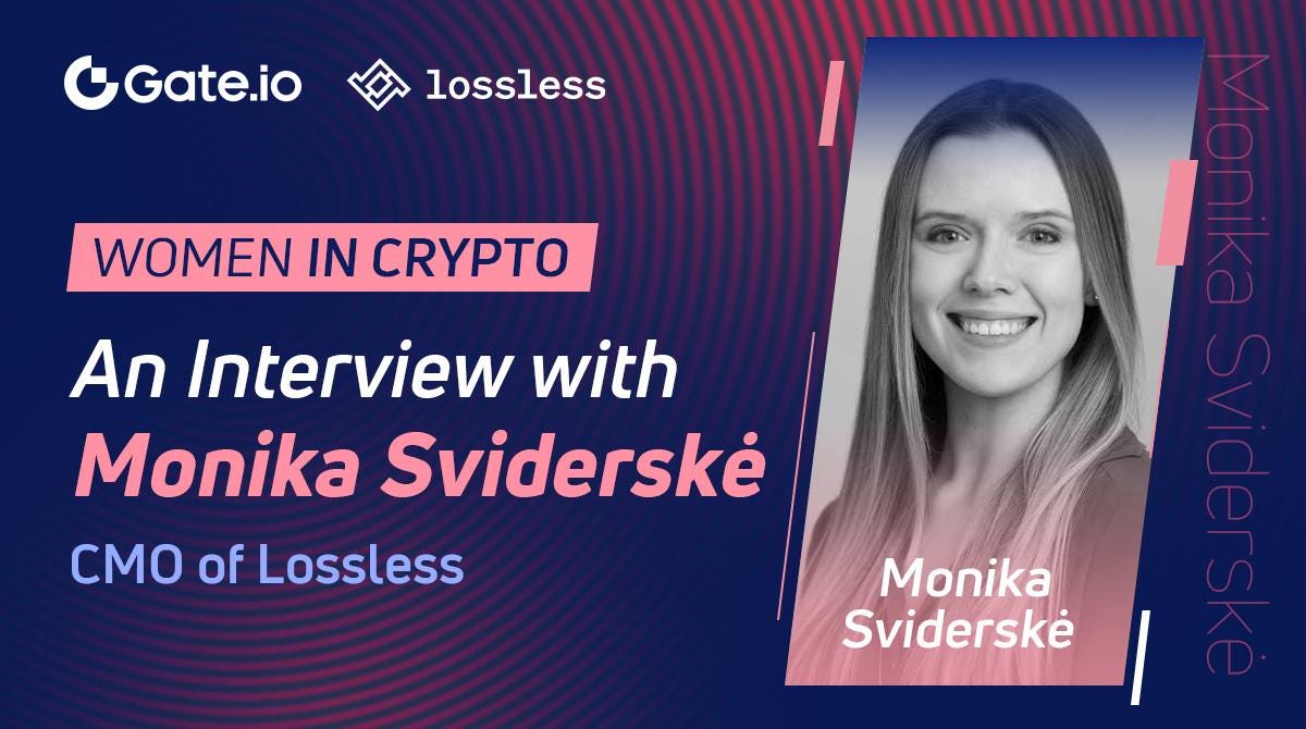 Women in Crypto: An interview with Monika, CMO of Lossless | by Gate |  Medium