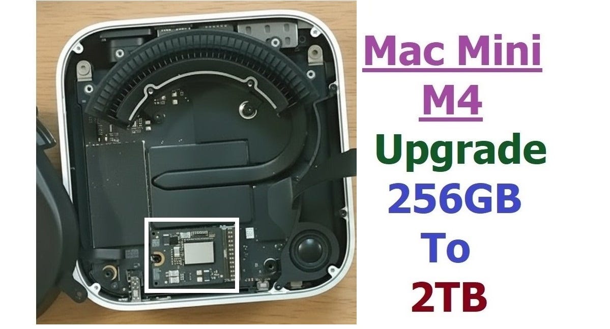 mac mini m4 のハードディスク　2tに変更サービス Amazon | Mac Mini M4 SSD ハードディスク 2TB アップグレード DIY
