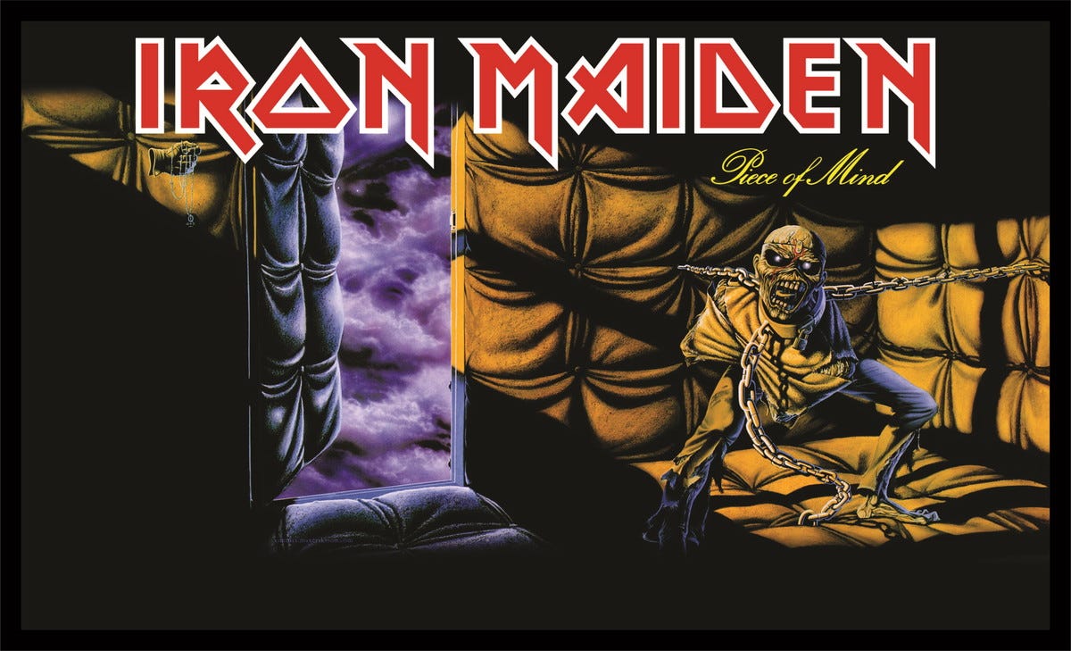 Os 35 anos de Piece of Mind — Iron Maiden | by Raul Kuk | Medium