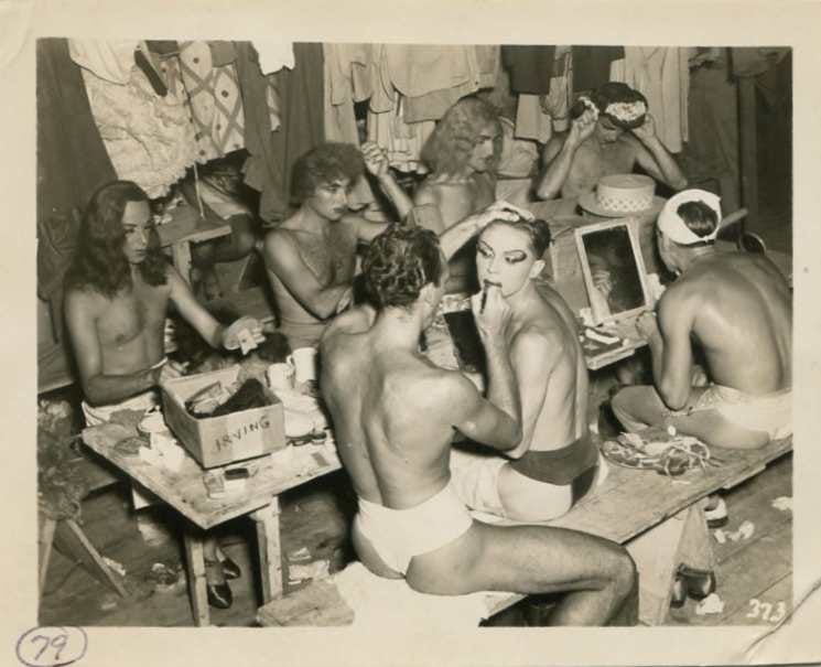 When WWII Was A Drag: WWII Men Performing As Women in War | by Matthew Peek  | NC Stories of Service
