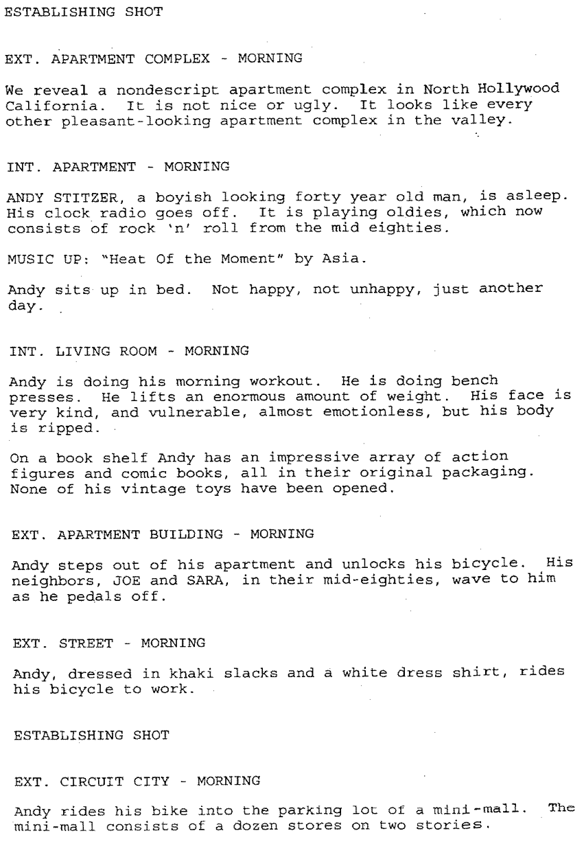 Page One: The 40-Year-Old Virgin (2005) - Go Into The Story Page One: The 40-Year-Old Virgin (2005) - Go Into The Story