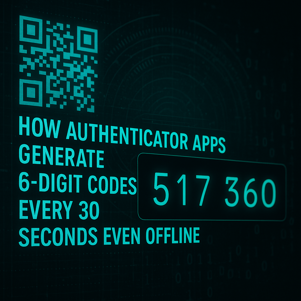 How Authenticator Apps Generate 6-Digit Codes Every 30 Seconds Even Offline  (A Deep Technical Breakdown) | by The Sharded Gate | Dec, 2025 | System  Weakness