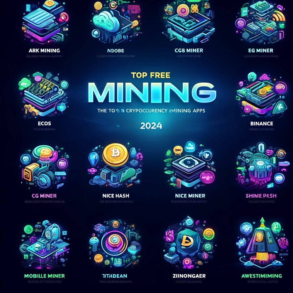 Discover the Top 10 Cryptocurrency Mining Apps for 2024: Mine for Free! |  by AshenWolveDEFI | Medium